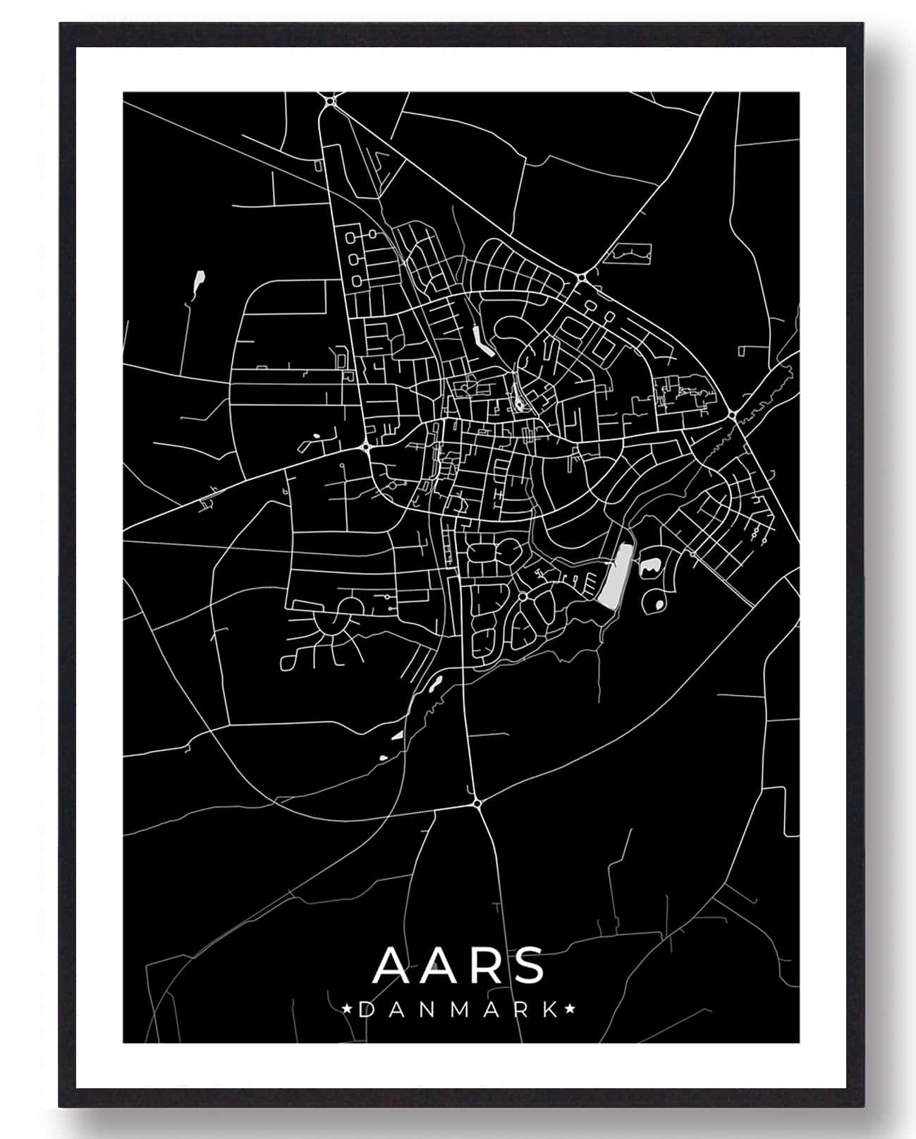 Sort Aars Plakat - Plakatdyr.dk Plakater