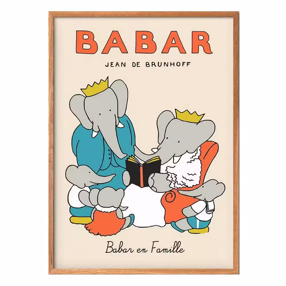 Babar Plakat Babar Famille - Plakater