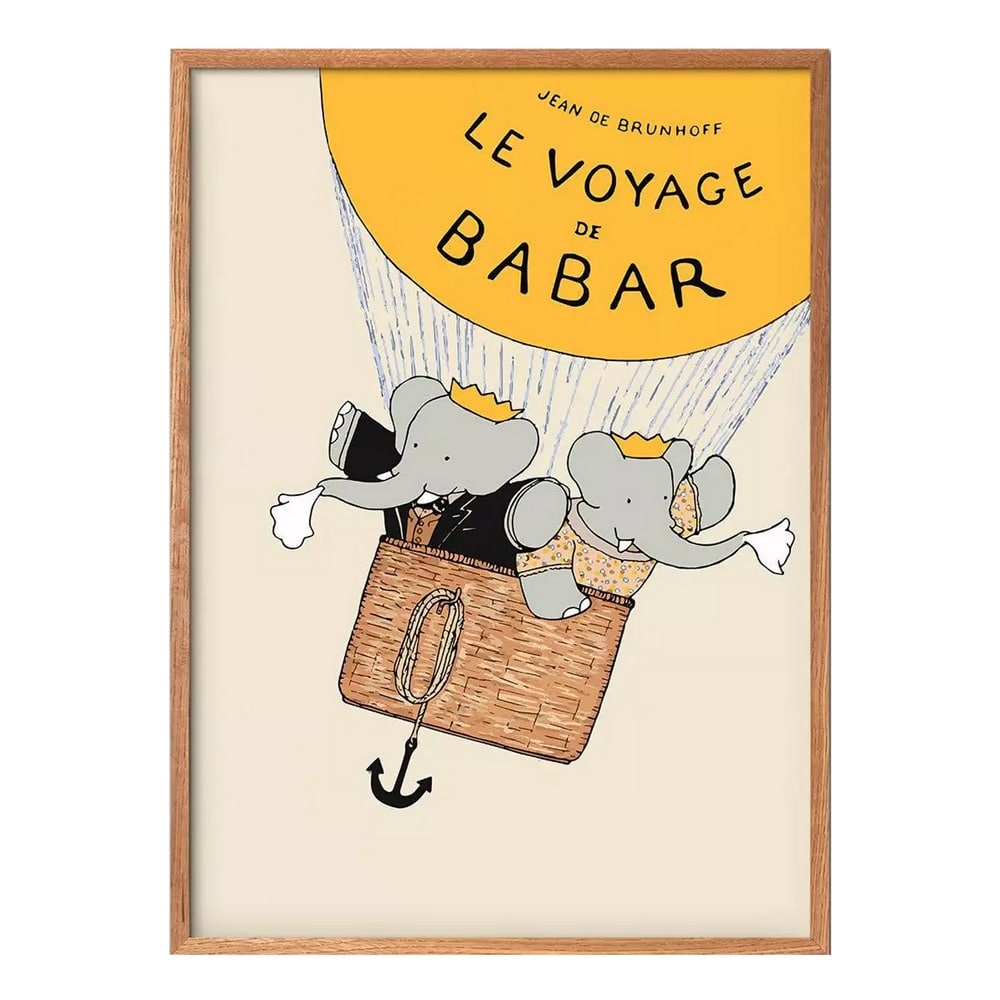 Babar Plakat Voyage Babar - Plakater