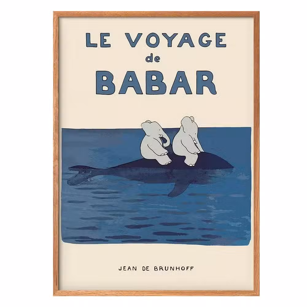 Babar Plakat Voyage - Plakater