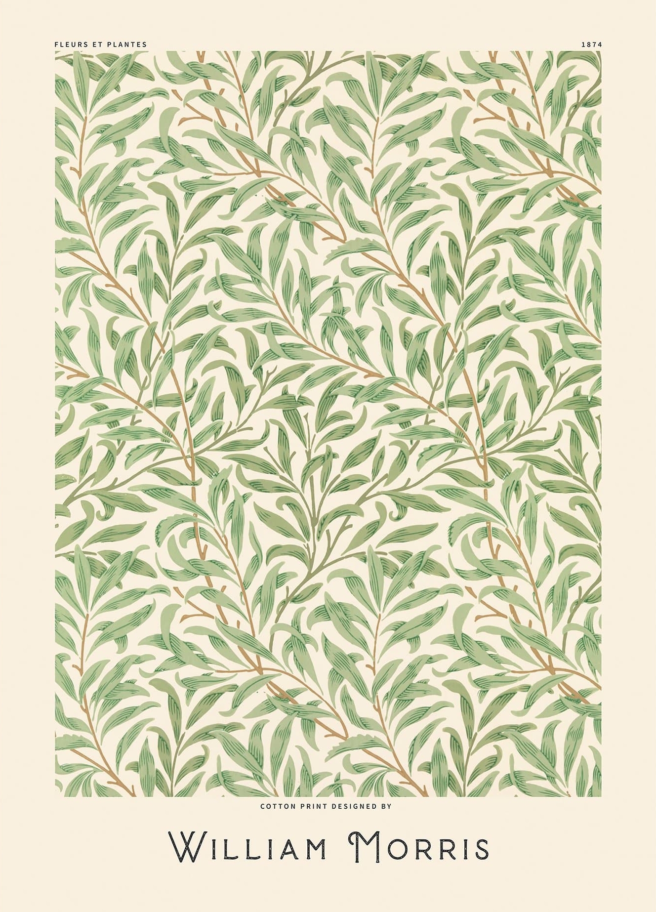 Rosa Bamboo William Morris - William Morris Plakater