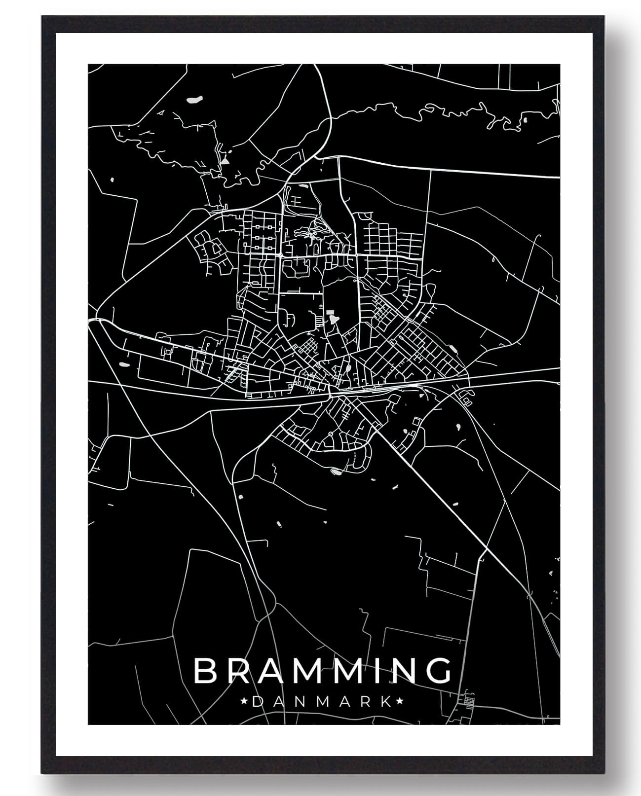Sort Bramming Plakat - Plakatdyr.dk Plakater
