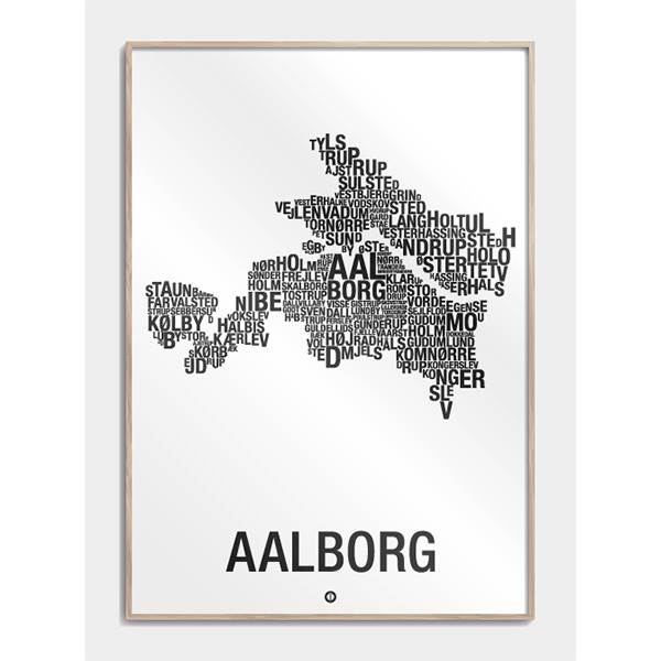 Citatplakat Aalborg Plakat 30x42 - Citatplakat Plakater  - 5714460343113