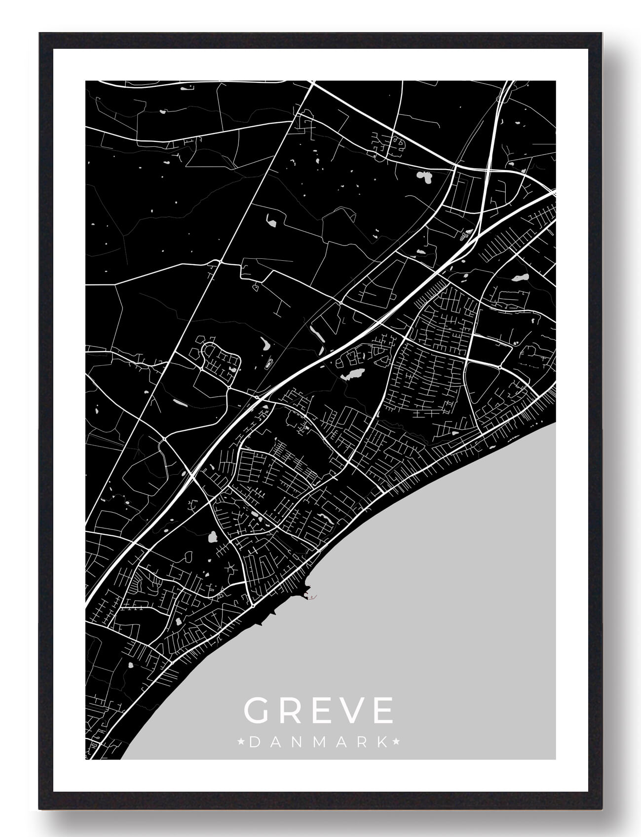 Sort Greve Plakat - Plakatdyr.dk Plakater