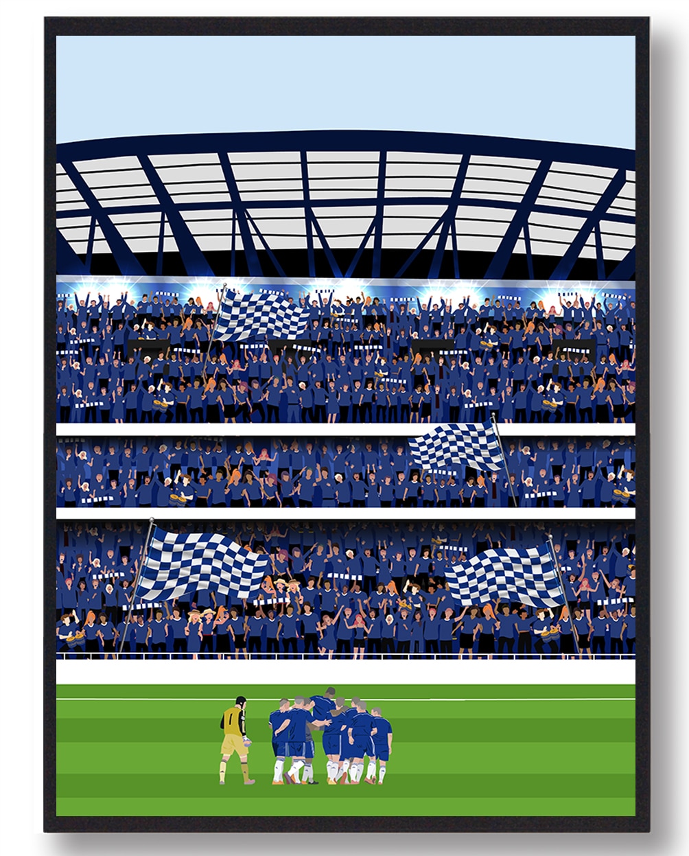 Chelsea Fodboldplakat - Plakatdyr.dk Plakater