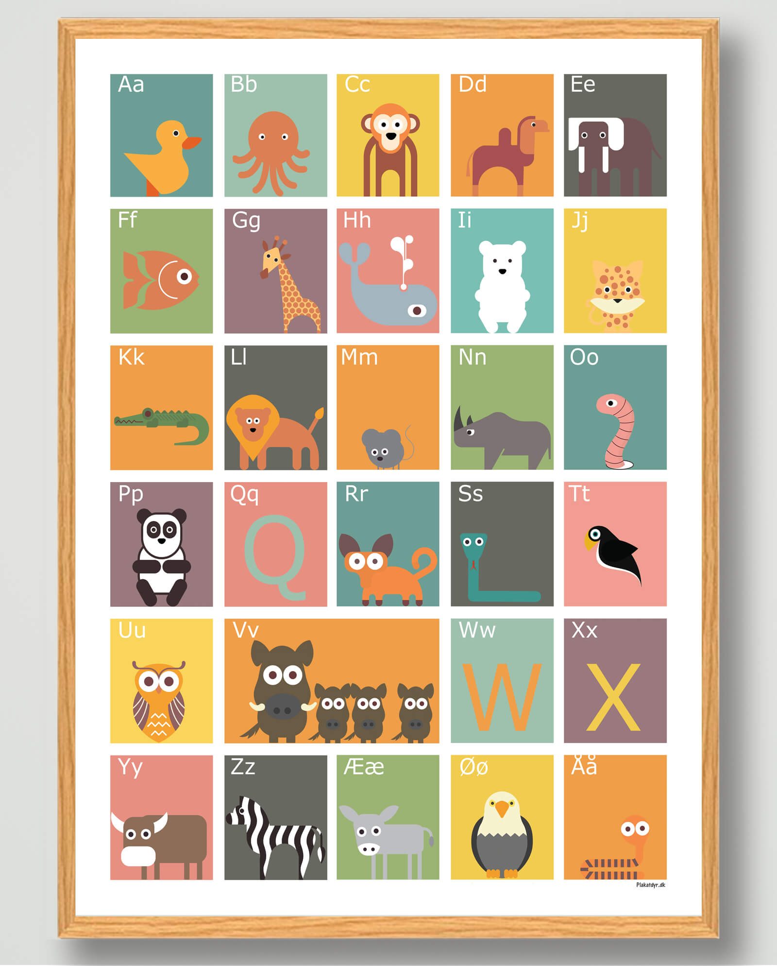 Abc Designer Plakat - Plakatdyr.dk Plakater
