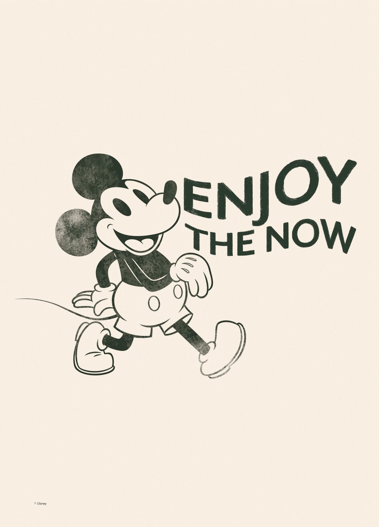 Rosa Mickey Mouse: Enjoy The Now Poster Disney - Disney Plakater