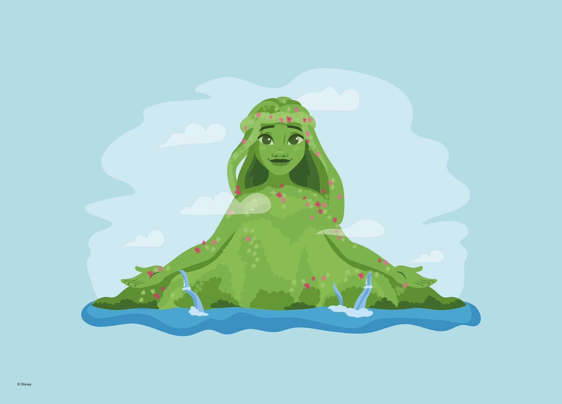 Rosa Vaiana: Gudinden Fiti Disney - Disney Plakater