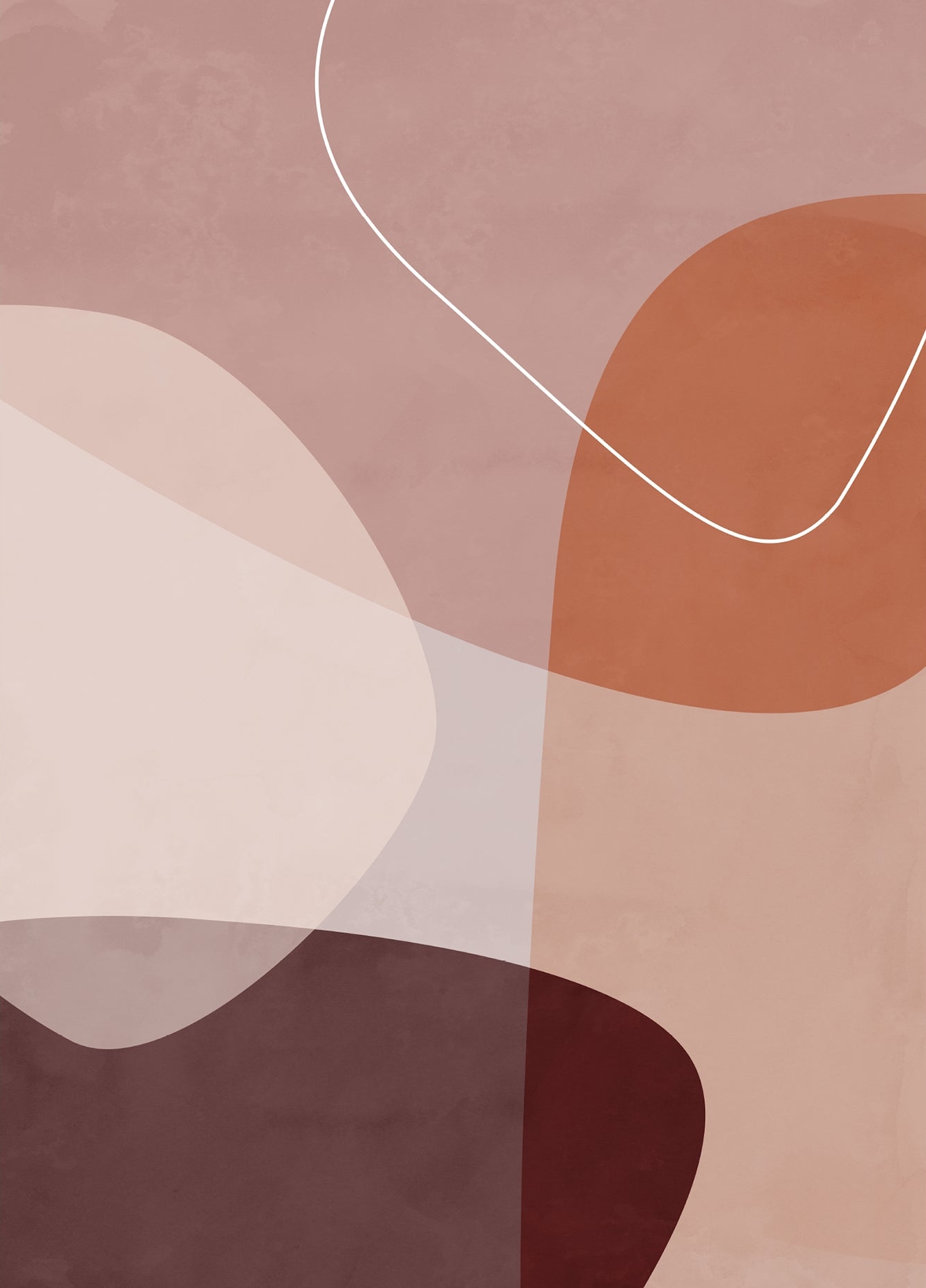 Rosa Graphic 211x Mareike Bohmer - Mareike Bohmer Plakater