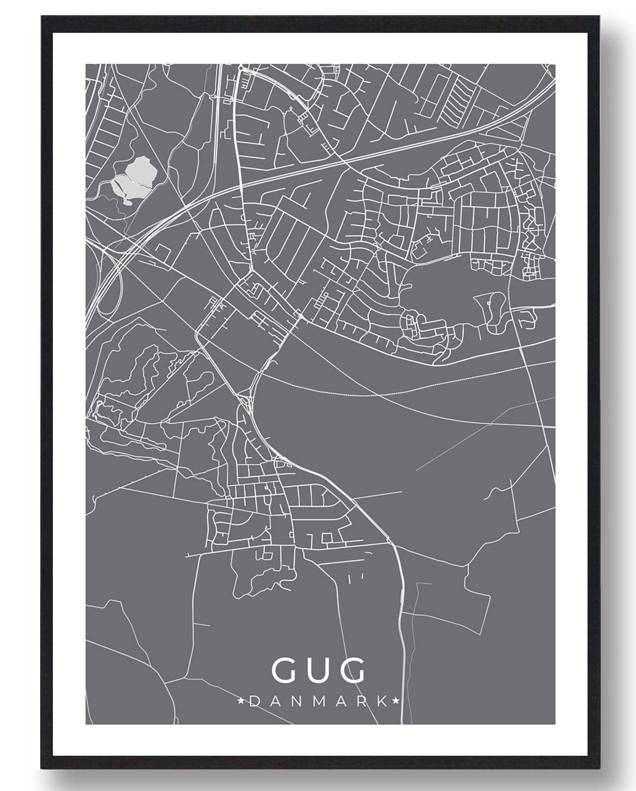 Gug Plakat Grå - Plakatdyr.dk Plakater