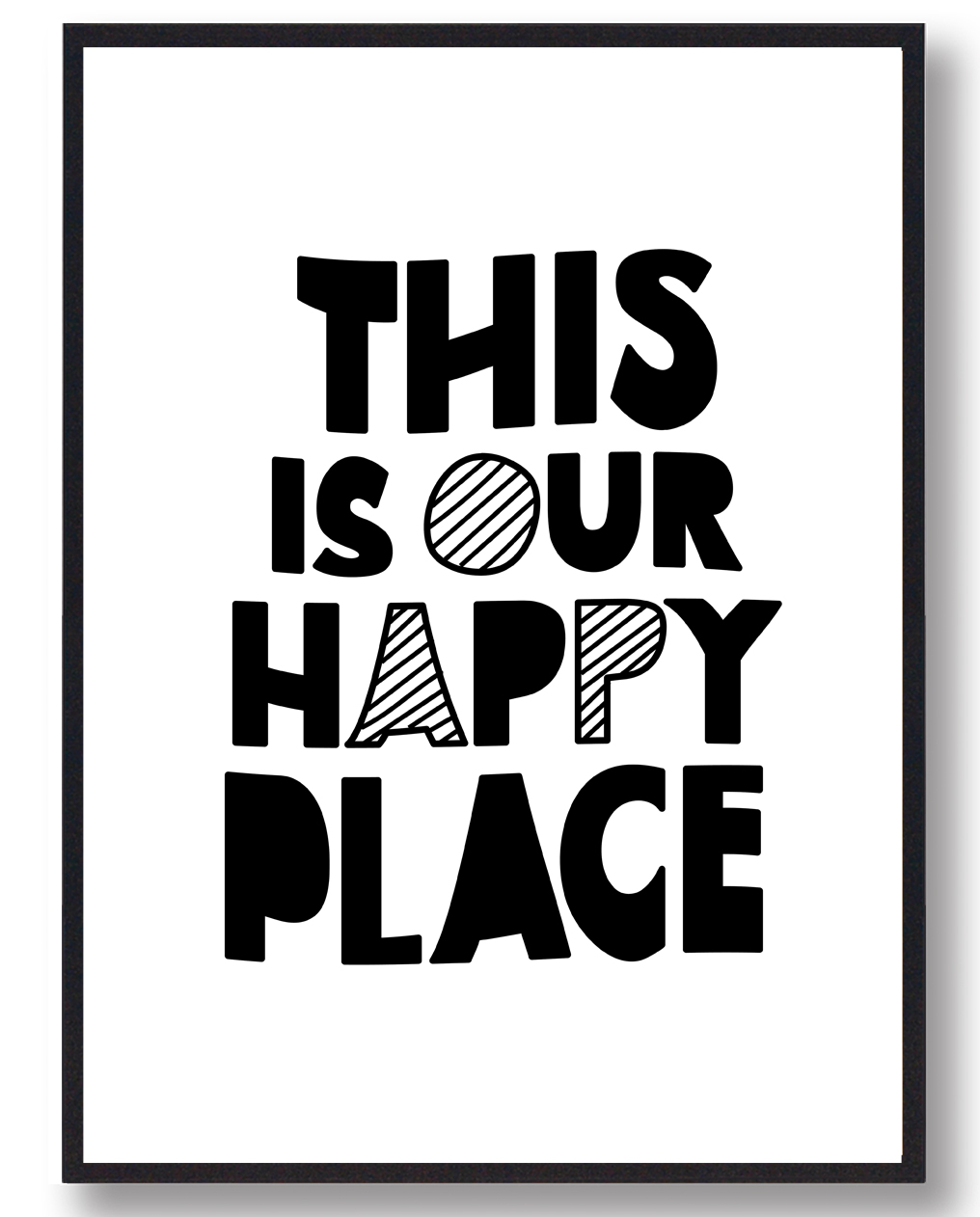 This Our Happy Place Plakat - Plakatdyr.dk Plakater