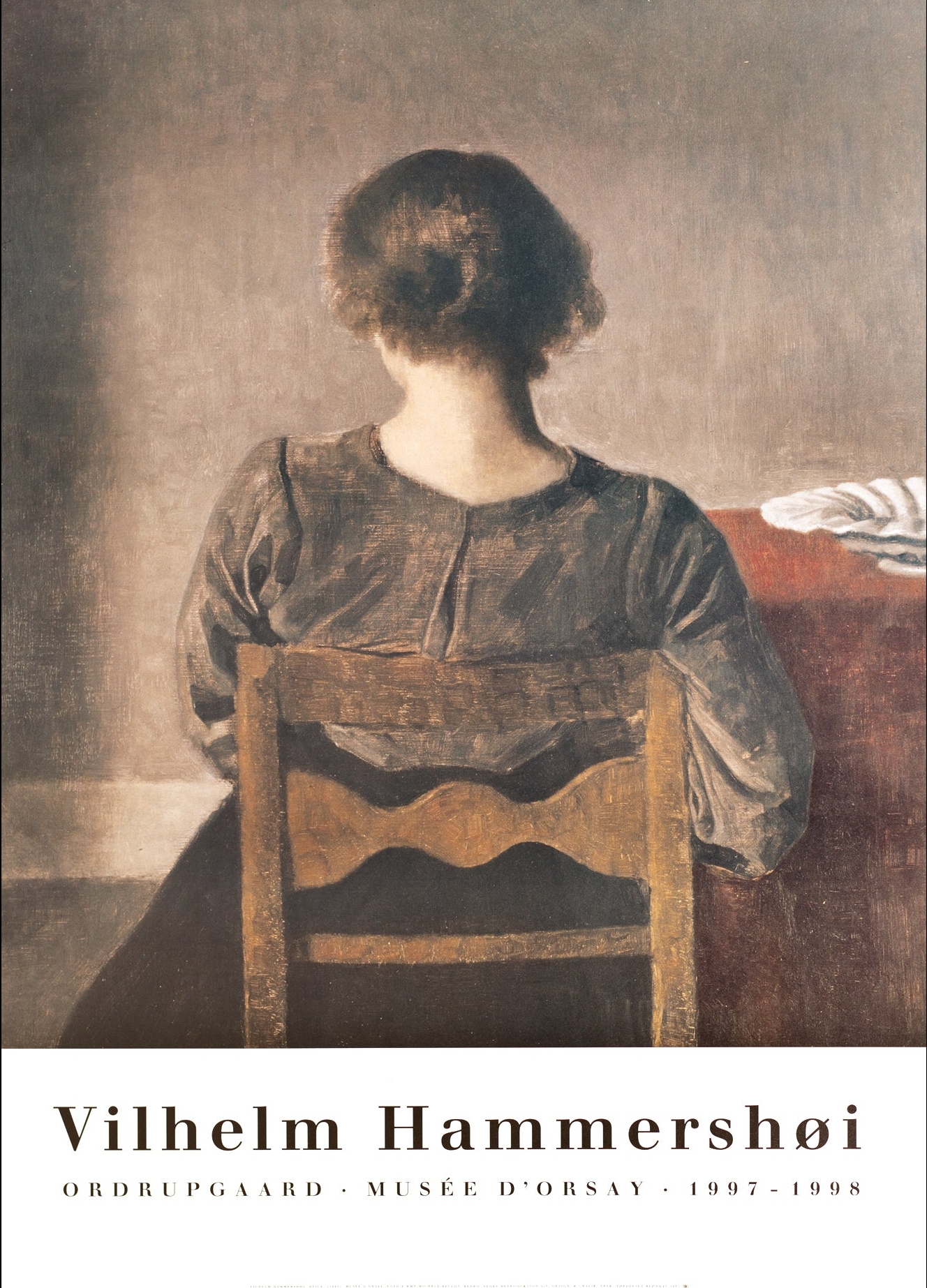 Rosa Hvile Vilhelm Hammershøi - Plakater