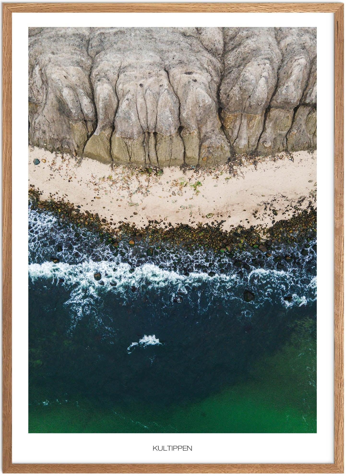 Naturplakat Plakater Bornholm Plakat Plakatsnedkeren Drone Plakater - Plakatsnedkeren Plakater