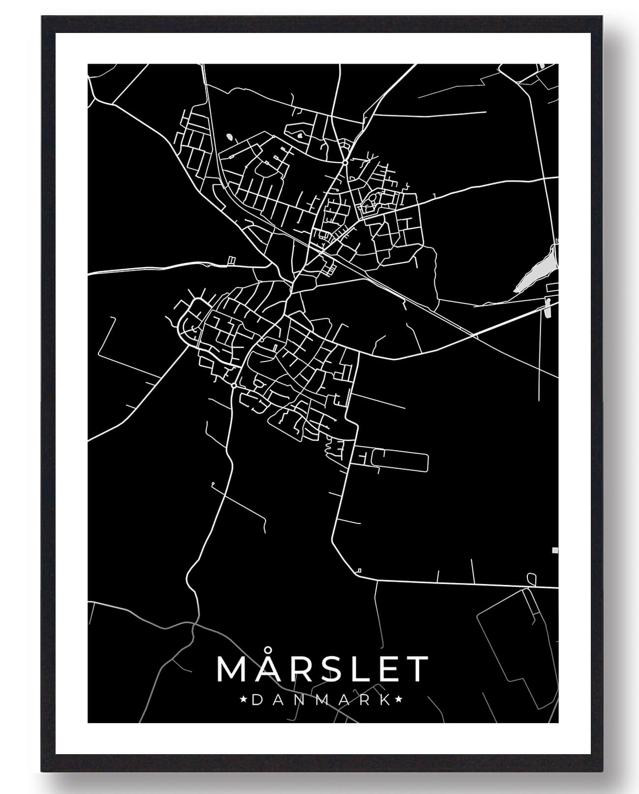 Sort Mårslet Plakat - Plakatdyr.dk Plakater