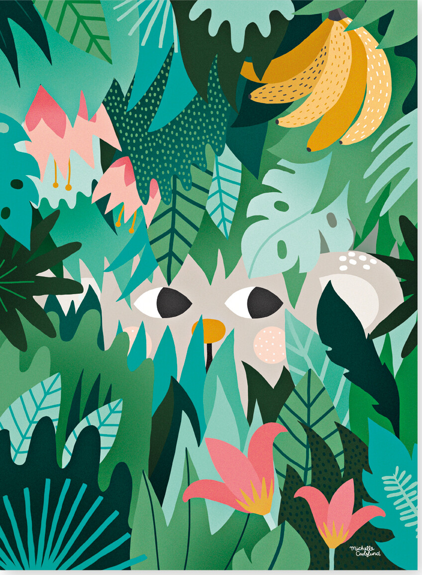 Michelle Carlslund Plakat 30x40 Gemmeleg - Plakater  - 5713215003098