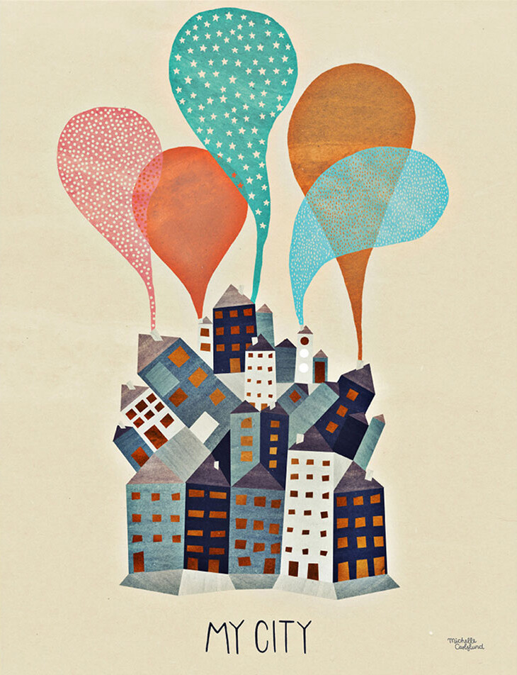 Michelle Carlslund Plakat 30x40 Min - Plakater  - 5713215000042