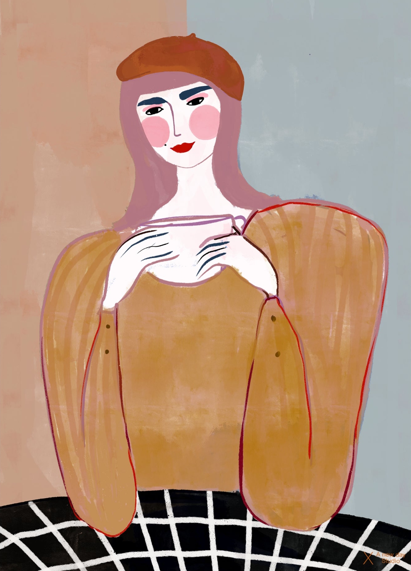 Rosa Mocca New Day Studio - Plakater