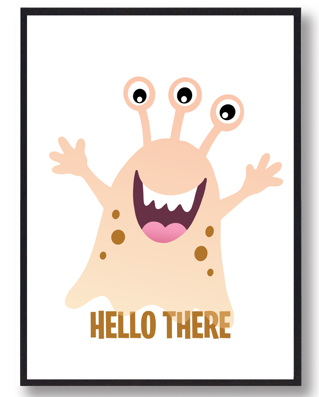 Hello There Plakat - Plakatdyr.dk Plakater
