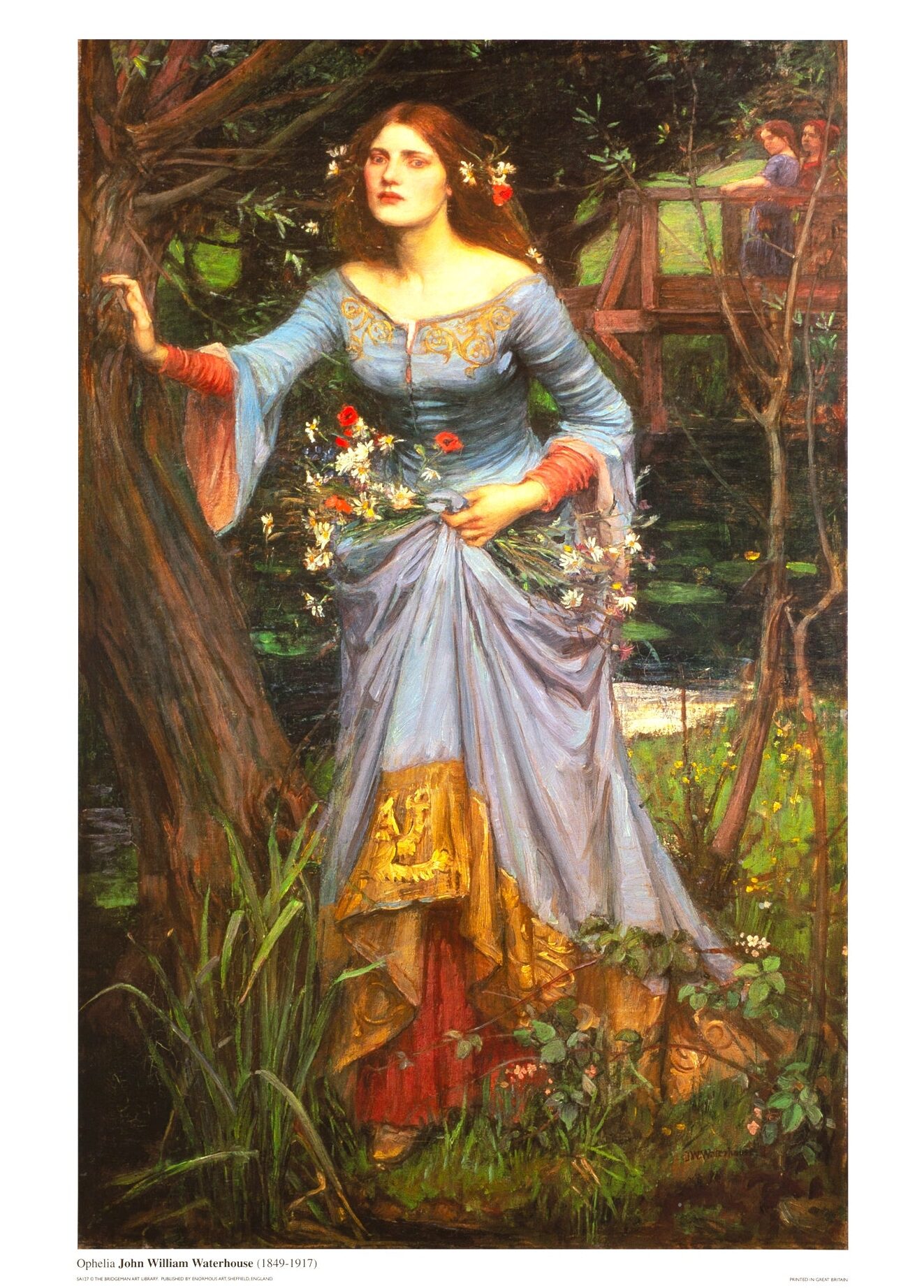 Rosa Ophelia John William Waterhouse - Plakater