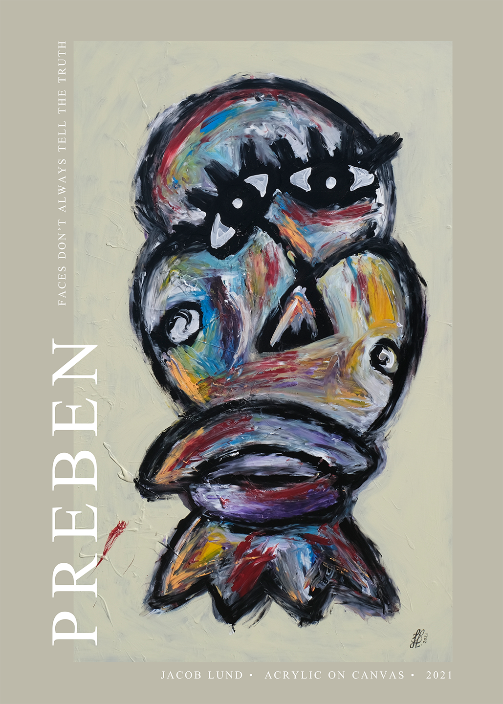 Preben Poster Jacob Lund Art - Jacob Lund Art Plakater