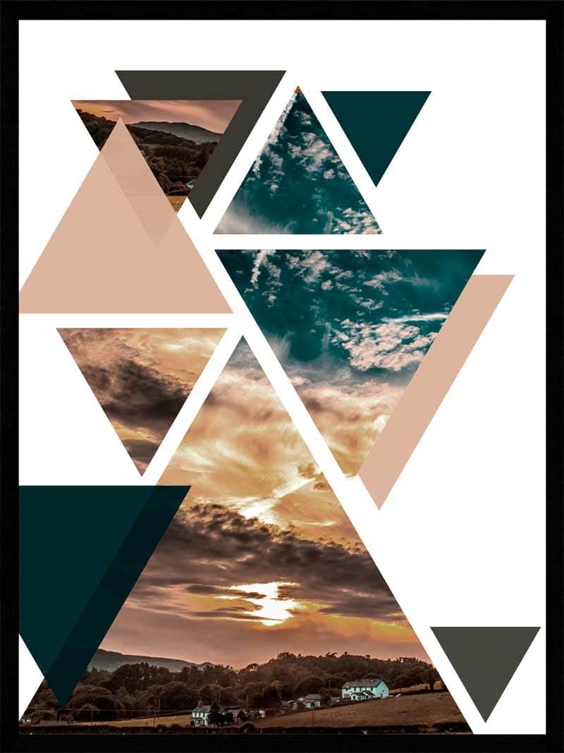 Solnedgang Natur Plakat - Postersbyus Plakater
