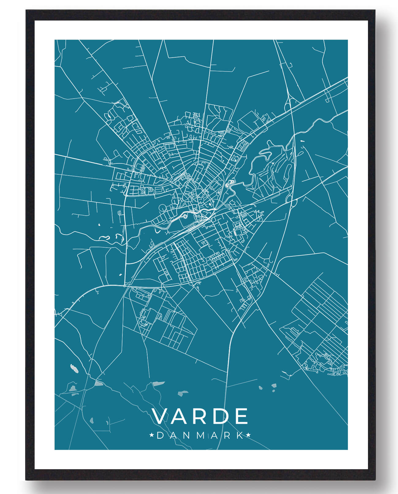 Blå Varde Plakat - Plakatdyr.dk Plakater