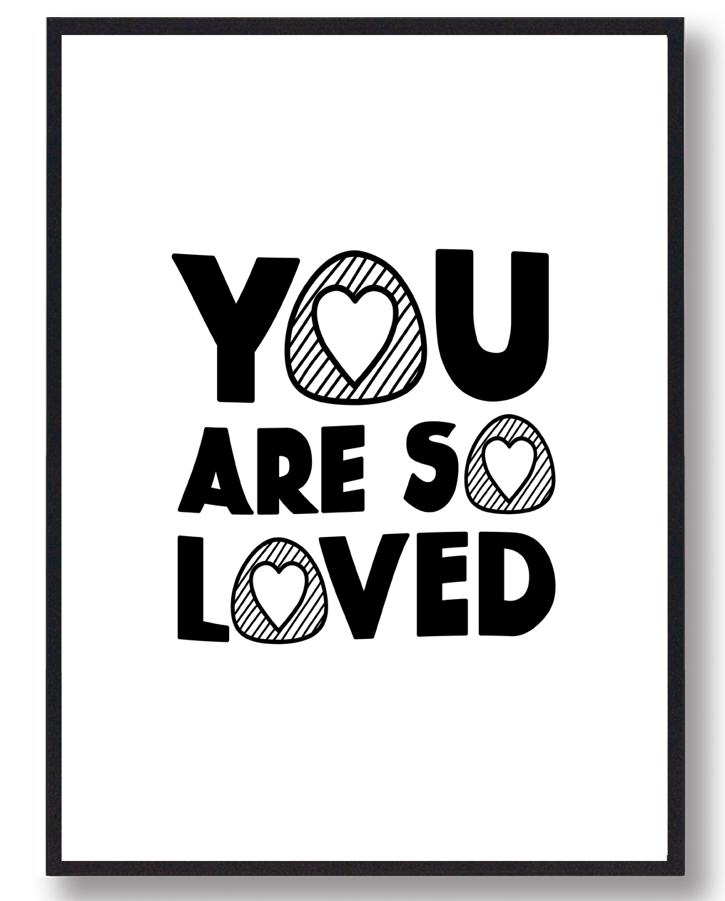 You Are Loved Plakat - Plakatdyr.dk Plakater