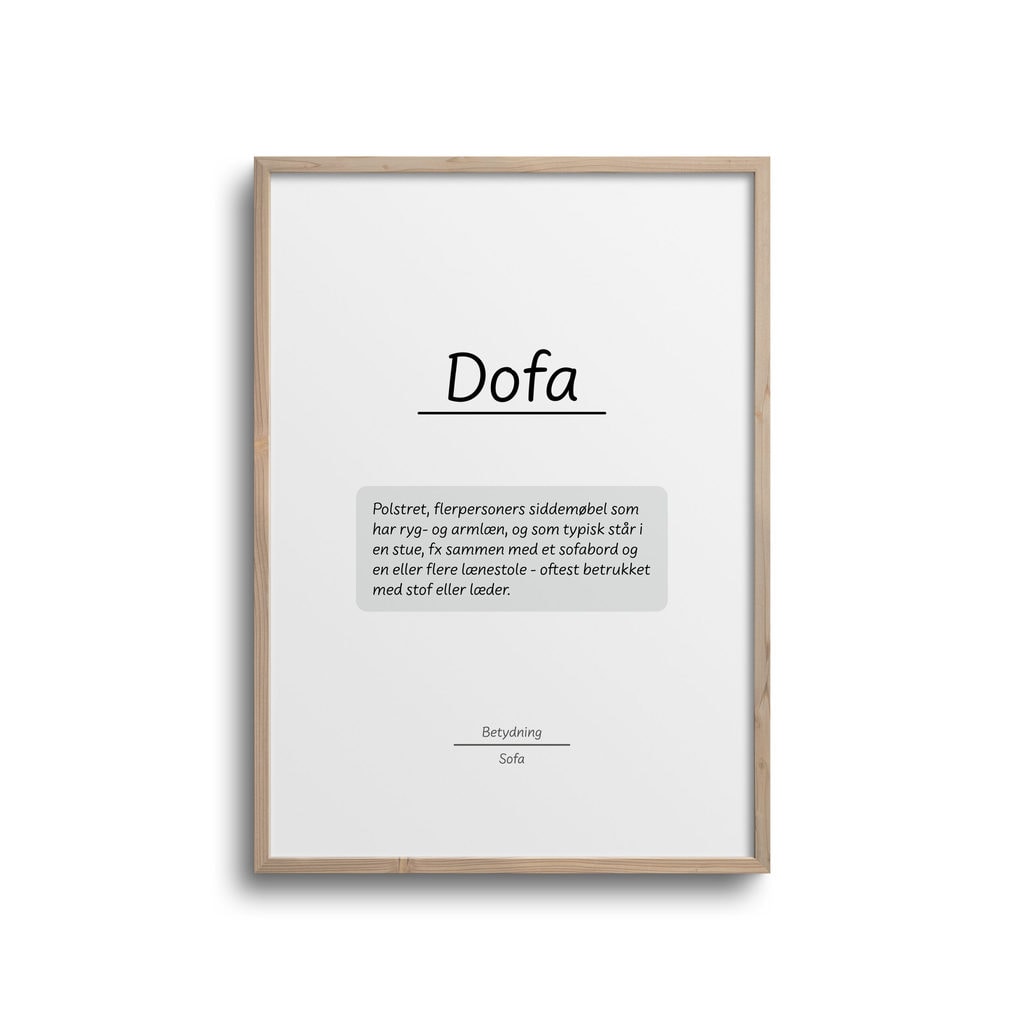 Børneguldkorn Sofa - Plakater