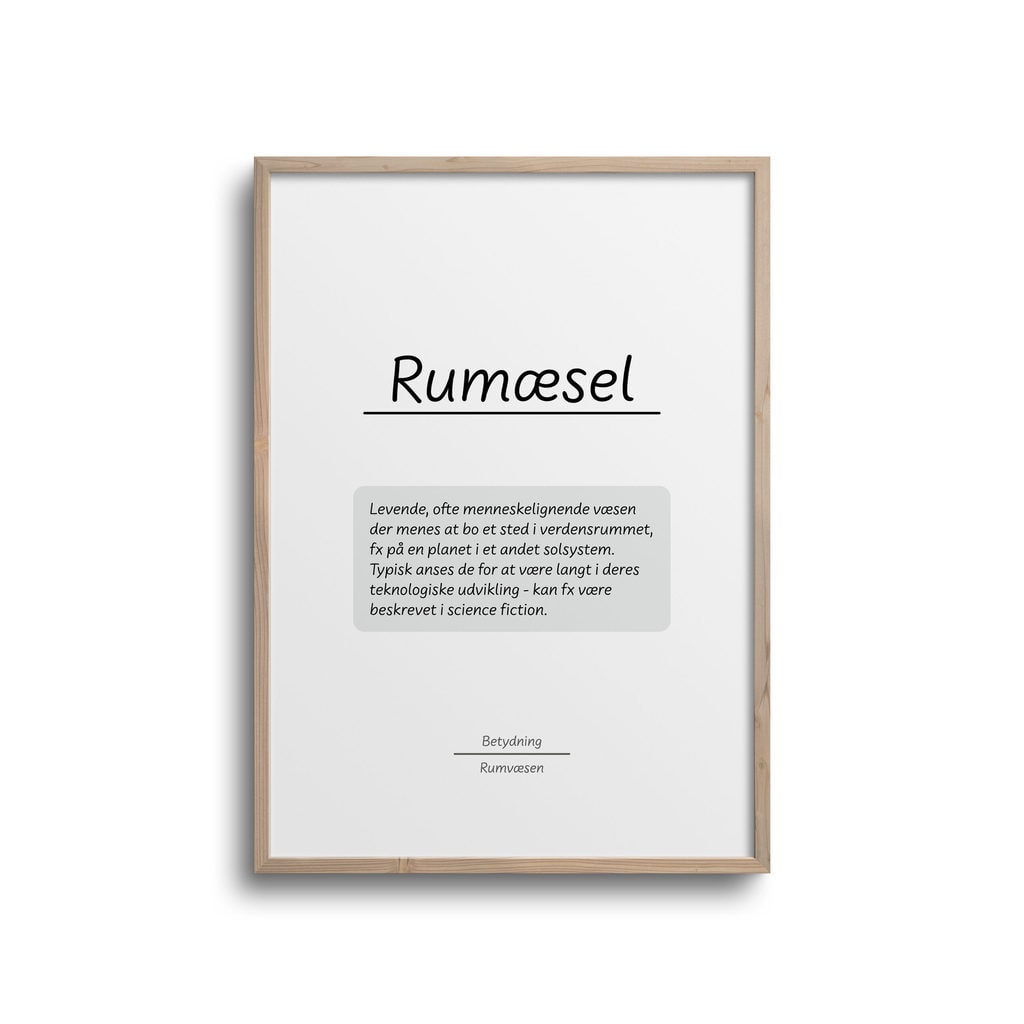 Børneguldkorn Rumvæsen - Plakater