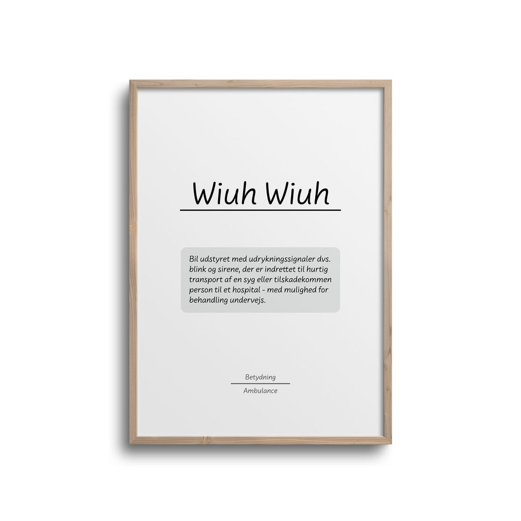 Børneguldkorn Ambulance - Plakater