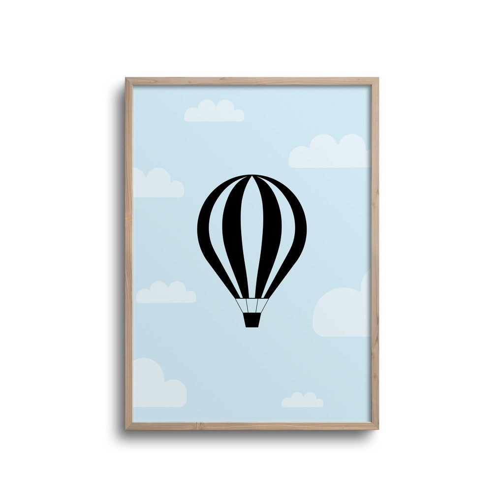 Luftballon Blå - Plakater