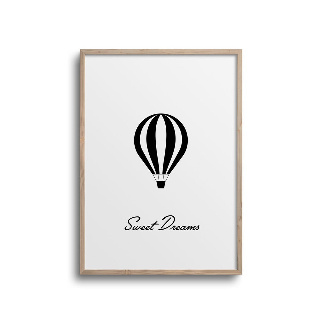 Luftballon Sweet Dreams Simpel - Plakater