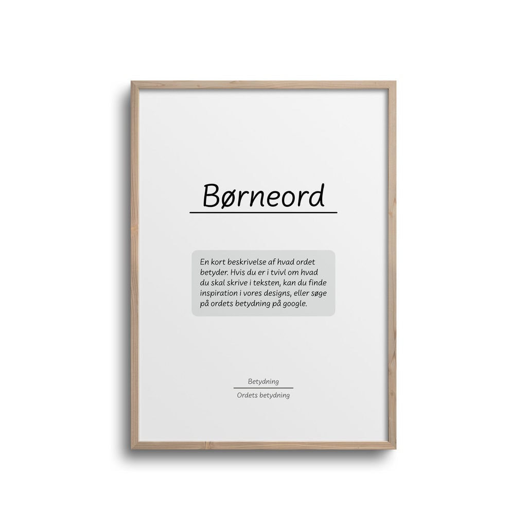 Børneguldkorn Design Selv - Plakater