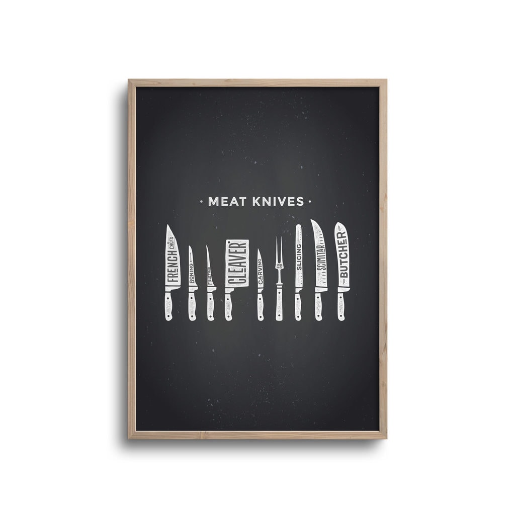 Meat Knives Plakat - Plakater