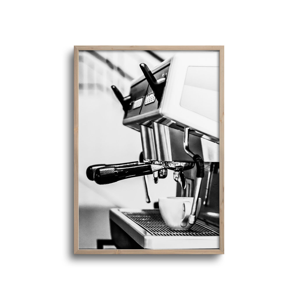 Kaffemaskine Plakat - Plakater
