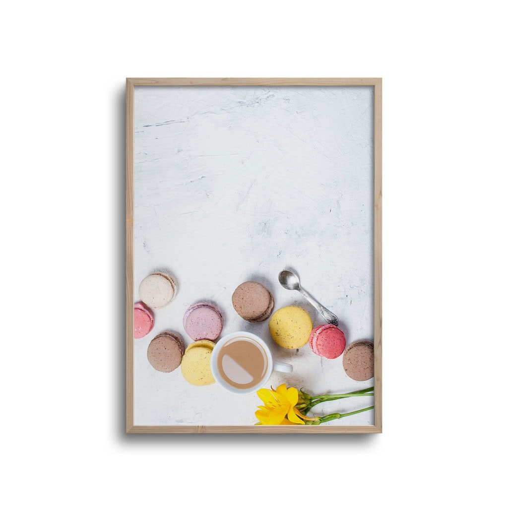 Kaffe Kage Plakat - Plakater