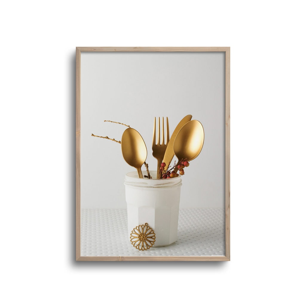 Guld Bestik Plakat - Plakater