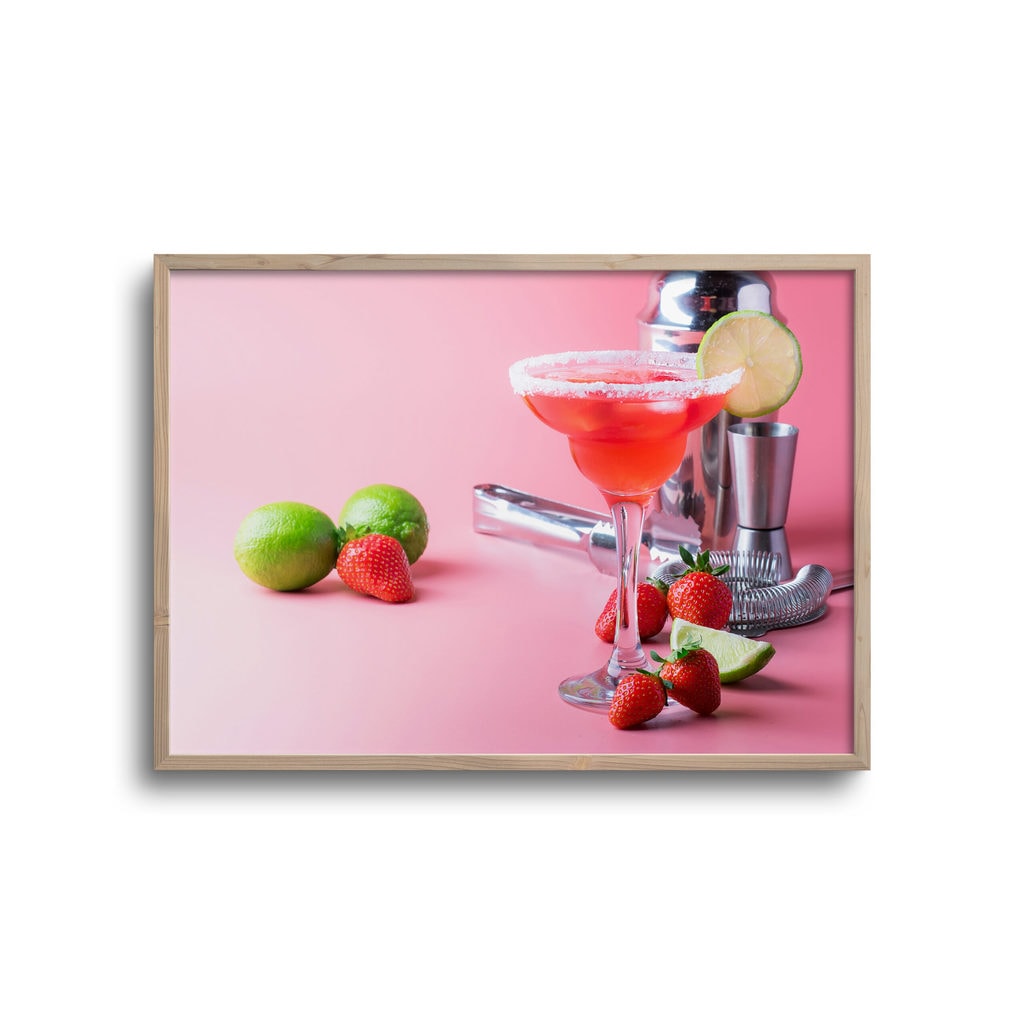 Rød Drink Plakat - Plakater