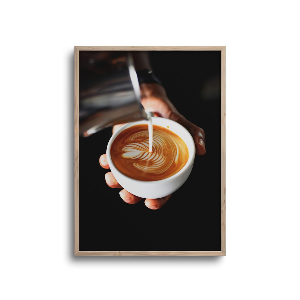 Kaffe No7 Plakat - Plakater
