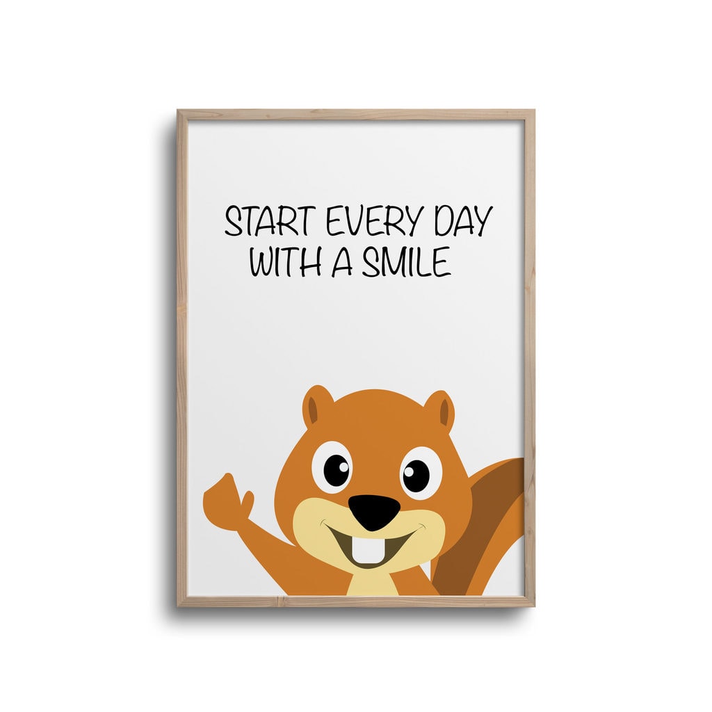Egern Plakat Start Every Day - Plakater
