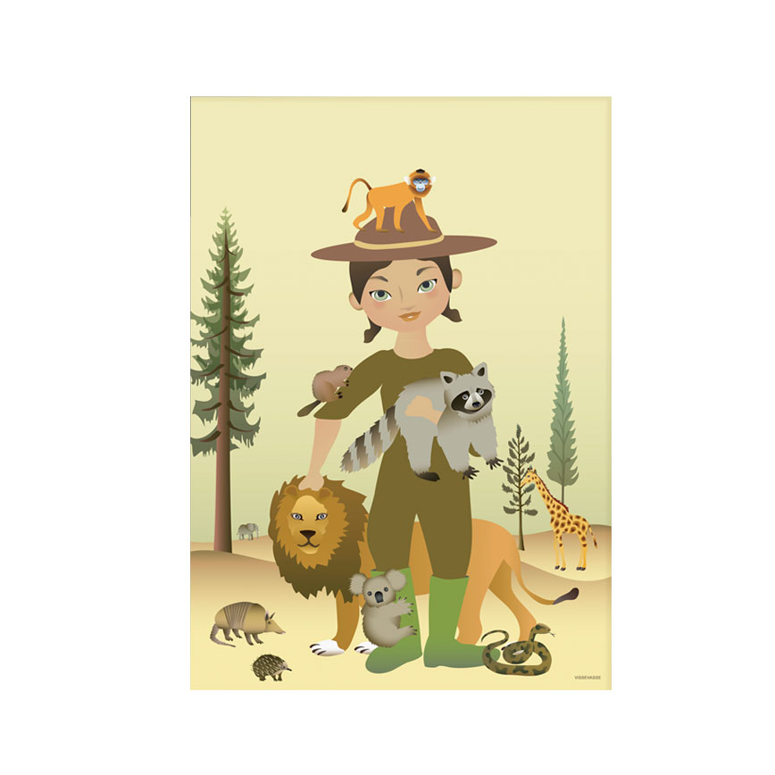 Plakat The Zookeeper 30x40 - Vissevasse Plakater