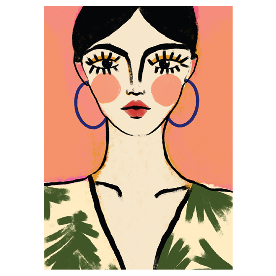 Big Eyes Plakat 50x70cm 80090 - Spliid Plakater  - 5744003493906