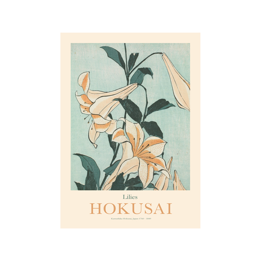 Lilies Plakat 30x40cm 80161 - Spliid Plakater  - 5744003492770