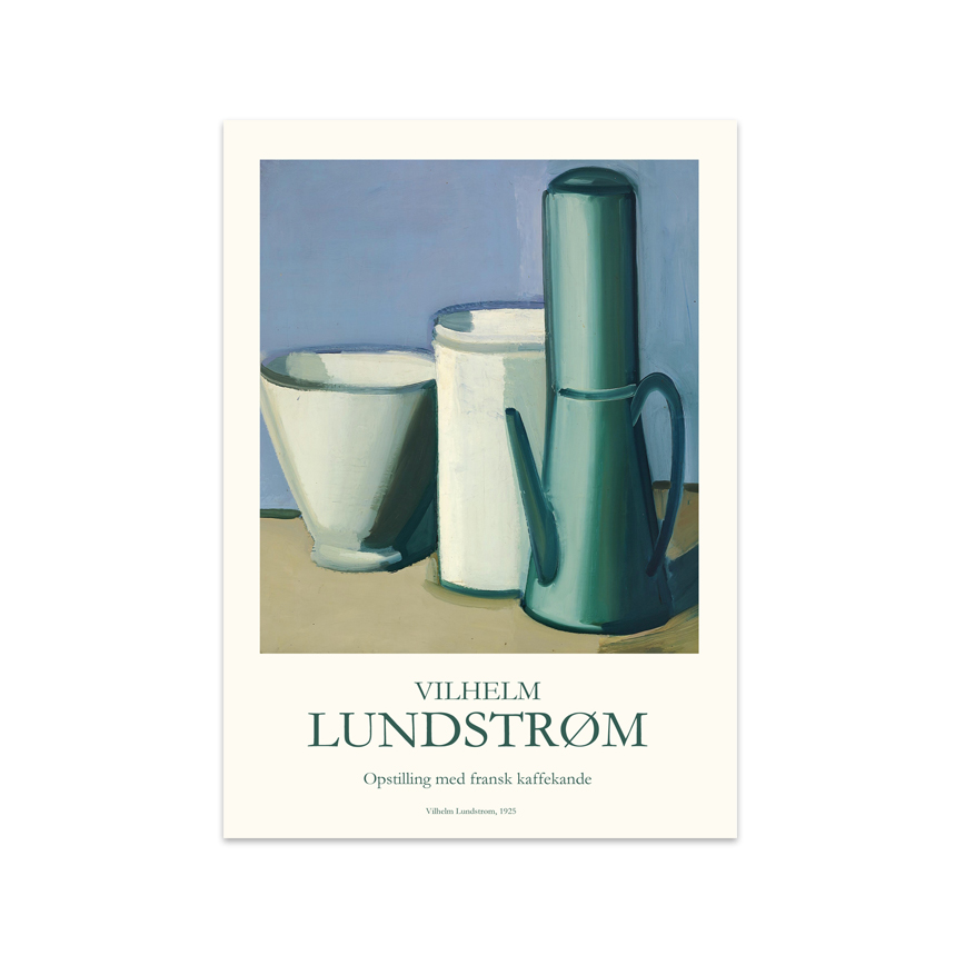 Fransk Kaffekande Plakat 30x40cm 80171 - Spliid Plakater  - 5744003492930