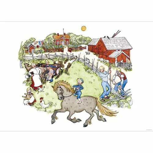 Emil Lnneberga Katthult Plakat - Hjelm Förlag Plakater  - 7393182007398