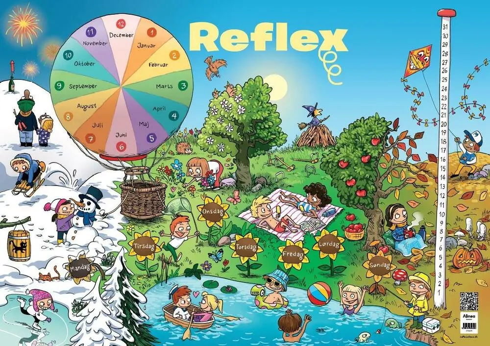 Reflex Årsplakat - Alinea Plakater  - 9788723552815