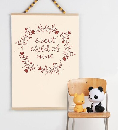 Little Lovely Company Plakat Sweet Child - Plakater  - 8719033868717