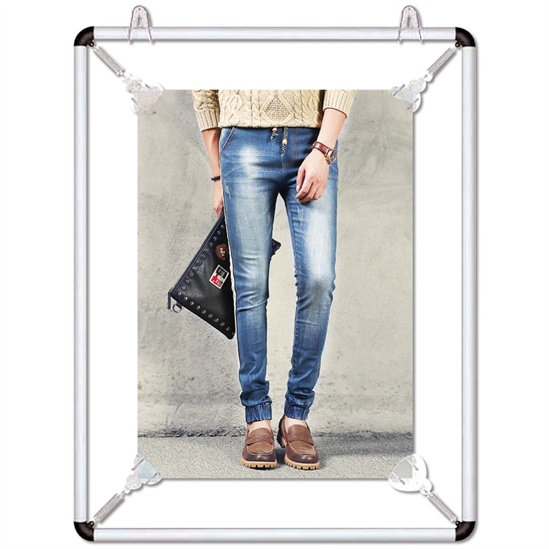 Poster Strecher Plakatholder Dobbeltsidet Sølv - Plakater  - 5714797023269