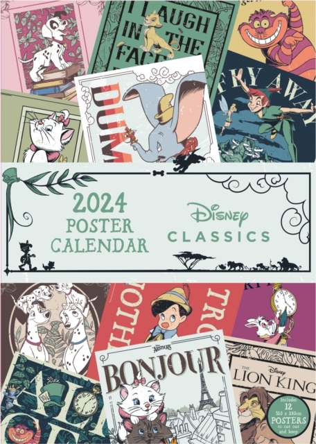 Disney Clasics Poster Calendar - Bog & Idé Plakater  - 9781804231142