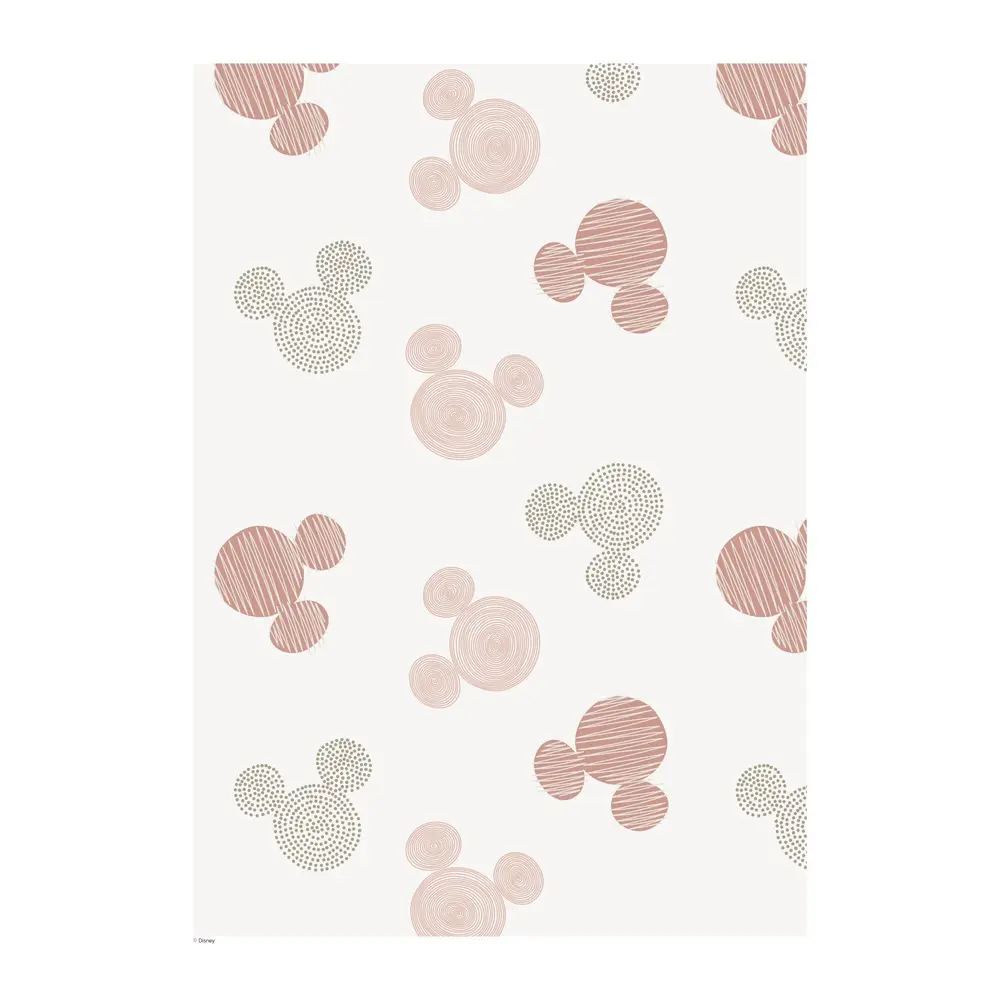 Plakat Mickey Mouse Beige Mønster 30x40 - Plakater  - 5715551911112